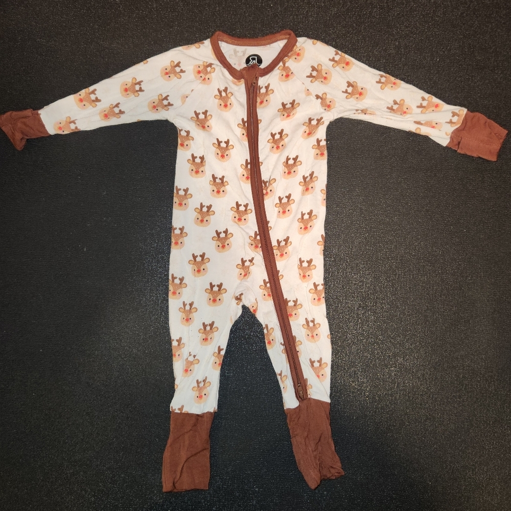 RIVER BABE THREADS Rudolf Zippy 3-6mo